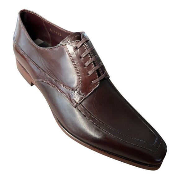 CALZOLERIA ZENOBI LACED SHOES OXFORDS EU ITALIAN MENS DRESS SHOES NEW IN BOX main image 5